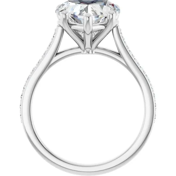 Claw-Prong Engagement Ring Image 2 Jimmy Smith Jewelers Decatur, AL
