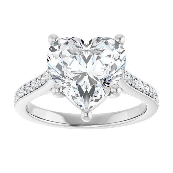 Claw-Prong Engagement Ring Image 3 Jimmy Smith Jewelers Decatur, AL