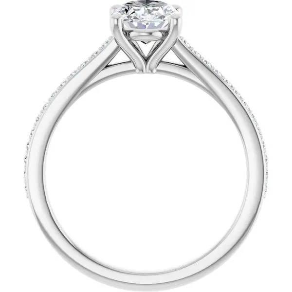 Claw-Prong Engagement Ring Image 2 Natale Jewelers Sewell, NJ