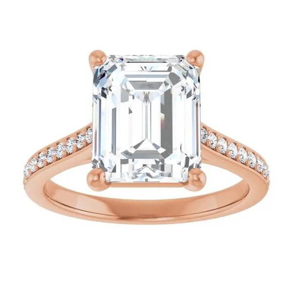 Claw-Prong Engagement Ring Image 3 Hudson Valley Goldsmith New Paltz, NY