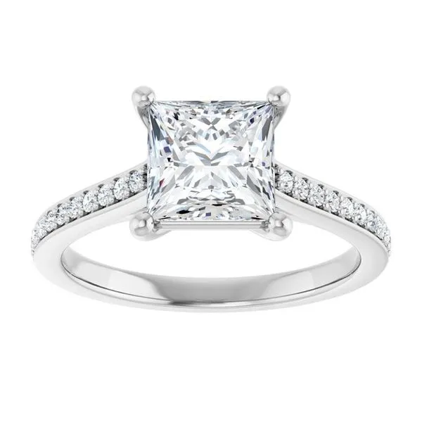 Claw-Prong Engagement Ring Image 3 JF Jones Jewelers Rochester, NY