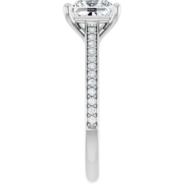 Claw-Prong Engagement Ring Image 4 Hudson Valley Goldsmith New Paltz, NY