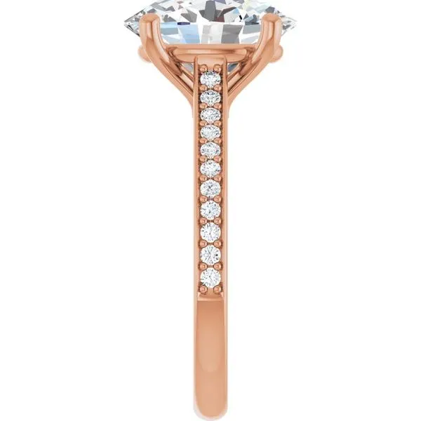 Claw-Prong Engagement Ring Image 4 Hudson Valley Goldsmith New Paltz, NY