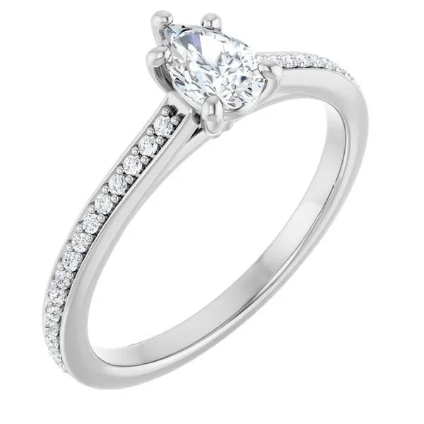 Claw-Prong Engagement Ring JF Jones Jewelers Rochester, NY