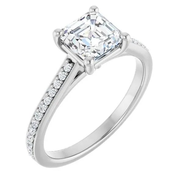 Claw-Prong Engagement Ring JF Jones Jewelers Rochester, NY