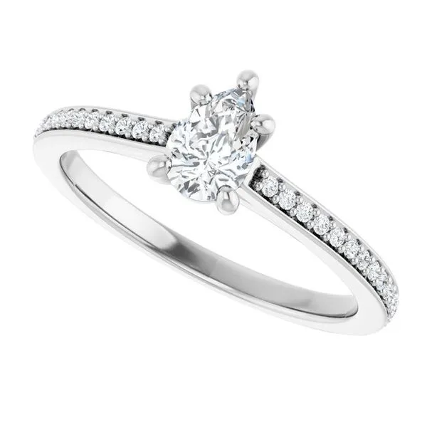 Claw-Prong Engagement Ring Image 5 JF Jones Jewelers Rochester, NY