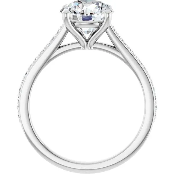 Claw-Prong Engagement Ring Image 2 Jimmy Smith Jewelers Decatur, AL