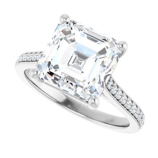 Claw-Prong Engagement Ring Image 5 JF Jones Jewelers Rochester, NY