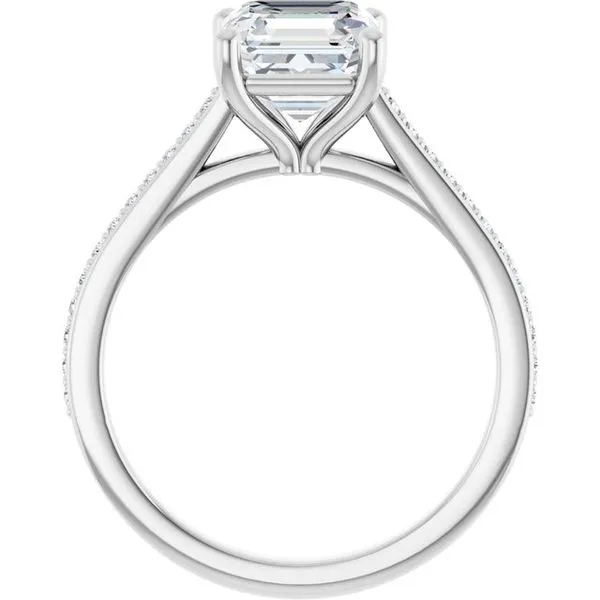 Claw-Prong Engagement Ring Image 2 Hudson Valley Goldsmith New Paltz, NY