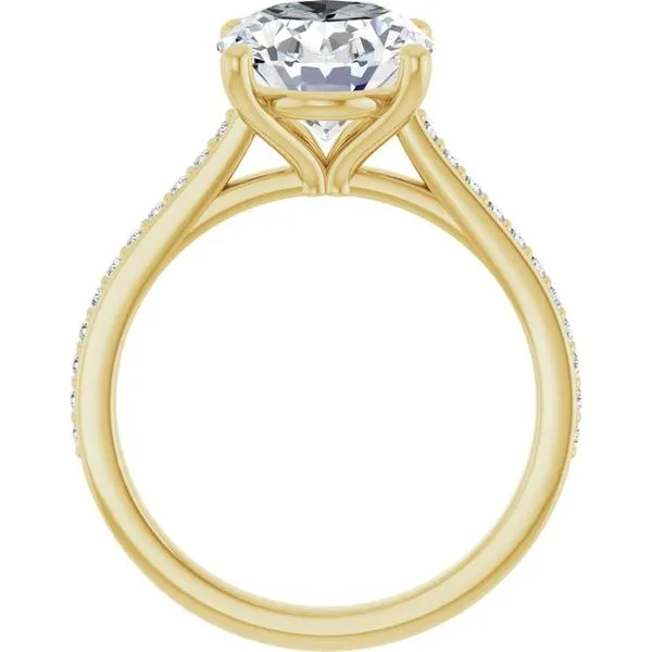 Claw-Prong Engagement Ring Image 2 Jimmy Smith Jewelers Decatur, AL