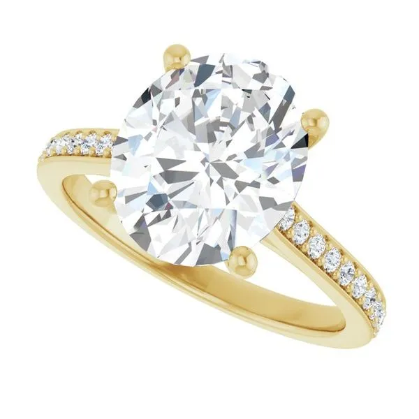 Claw-Prong Engagement Ring Image 5 Natale Jewelers Sewell, NJ