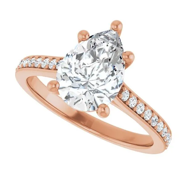 Claw-Prong Engagement Ring Image 5 JF Jones Jewelers Rochester, NY