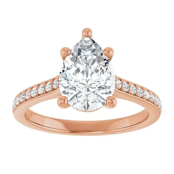 Claw-Prong Engagement Ring Image 3 Hudson Valley Goldsmith New Paltz, NY