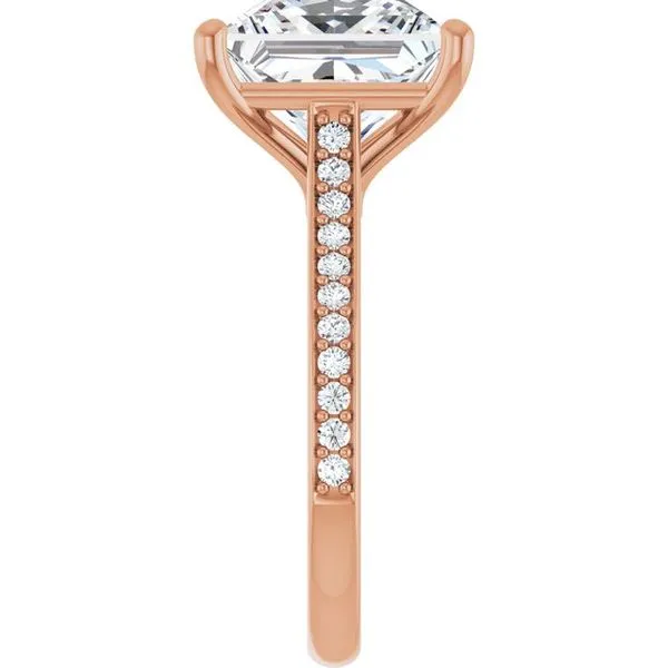 Claw-Prong Engagement Ring Image 4 Hudson Valley Goldsmith New Paltz, NY