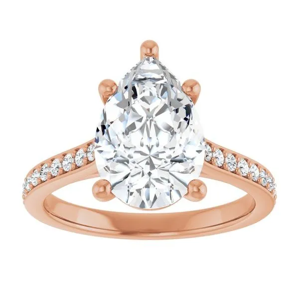 Claw-Prong Engagement Ring Image 3 Hudson Valley Goldsmith New Paltz, NY