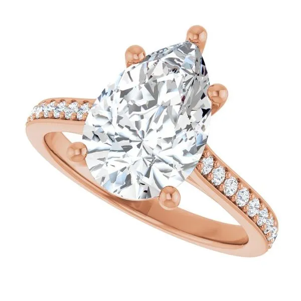 Claw-Prong Engagement Ring Image 5 Hudson Valley Goldsmith New Paltz, NY