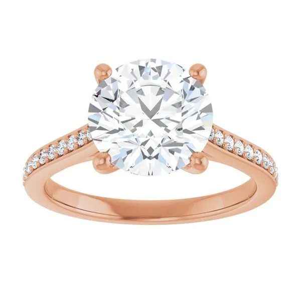 Claw-Prong Engagement Ring Image 3 JF Jones Jewelers Rochester, NY