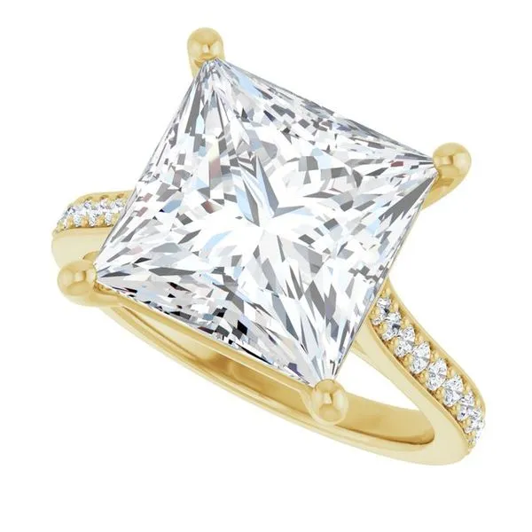 Claw-Prong Engagement Ring Image 5 Hudson Valley Goldsmith New Paltz, NY