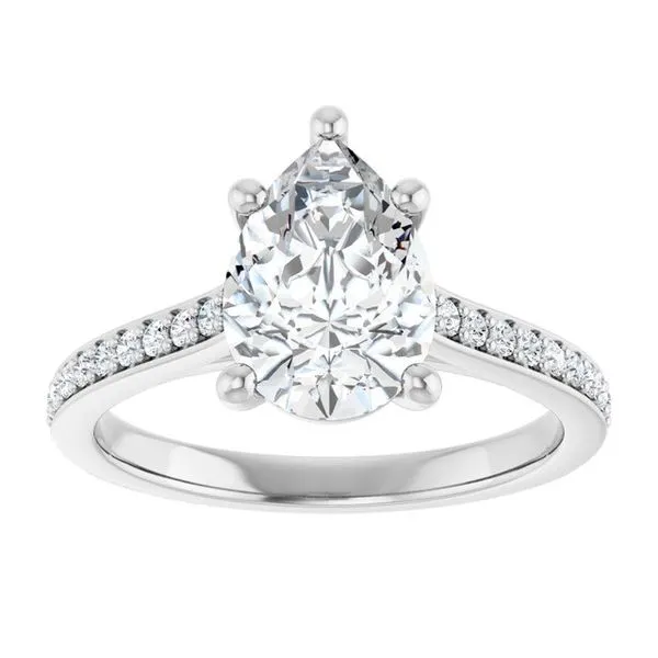 Claw-Prong Engagement Ring Image 3 Natale Jewelers Sewell, NJ