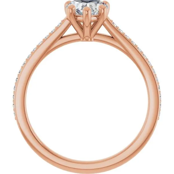 Claw-Prong Engagement Ring Image 2 Hudson Valley Goldsmith New Paltz, NY