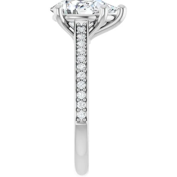 Claw-Prong Engagement Ring Image 4 JF Jones Jewelers Rochester, NY