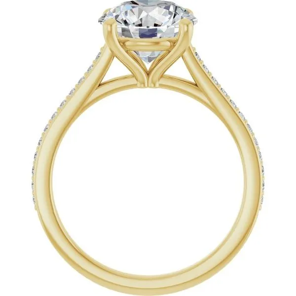 Claw-Prong Engagement Ring Image 2 JF Jones Jewelers Rochester, NY