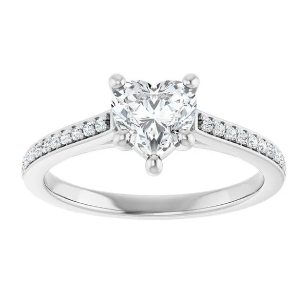 Claw-Prong Engagement Ring Image 3 JF Jones Jewelers Rochester, NY
