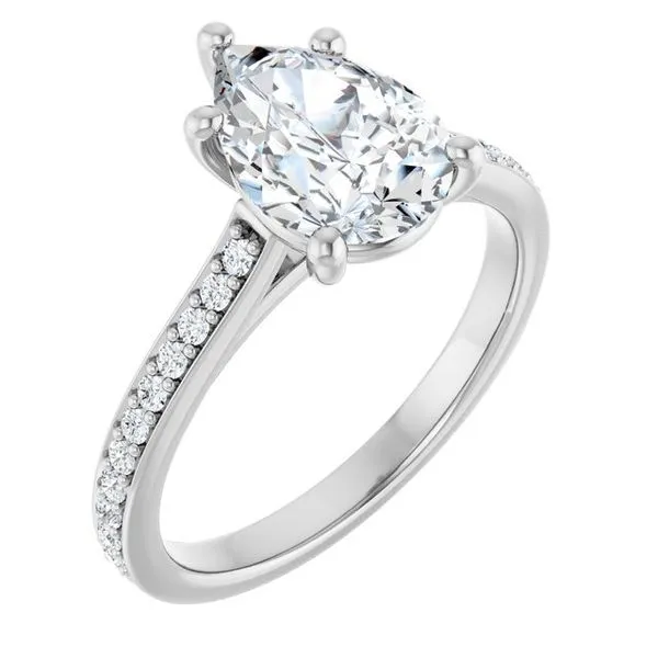 Claw-Prong Engagement Ring JF Jones Jewelers Rochester, NY