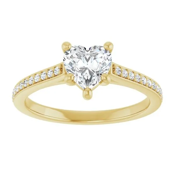 Claw-Prong Engagement Ring Image 3 JF Jones Jewelers Rochester, NY