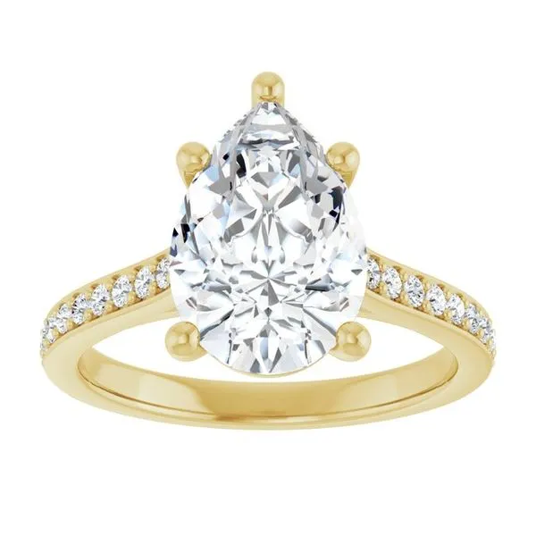 Claw-Prong Engagement Ring Image 3 JF Jones Jewelers Rochester, NY