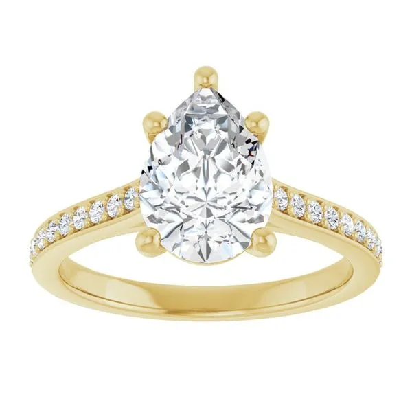 Claw-Prong Engagement Ring Image 3 Hudson Valley Goldsmith New Paltz, NY