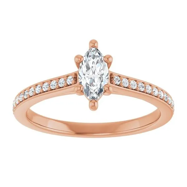 Claw-Prong Engagement Ring Image 3 Hudson Valley Goldsmith New Paltz, NY