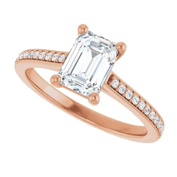 Claw-Prong Engagement Ring Image 5 JF Jones Jewelers Rochester, NY