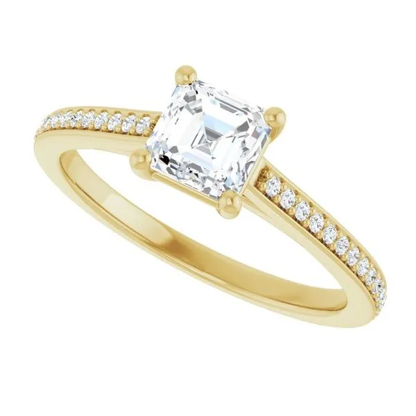 Claw-Prong Engagement Ring Image 5 JF Jones Jewelers Rochester, NY