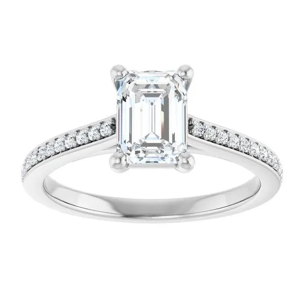 Claw-Prong Engagement Ring Image 3 Raleigh Diamond Fine Jewelry Raleigh, NC