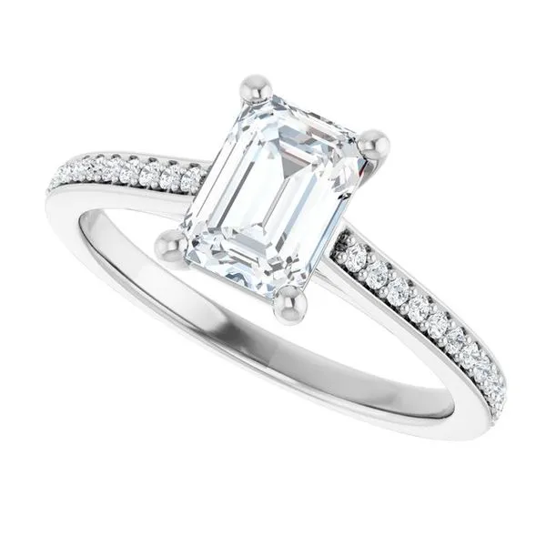 Claw-Prong Engagement Ring Image 5 Natale Jewelers Sewell, NJ