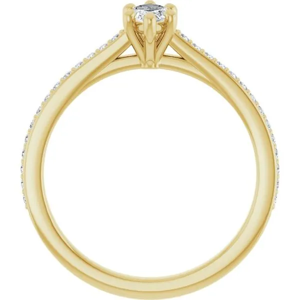 Claw-Prong Engagement Ring Image 2 JF Jones Jewelers Rochester, NY