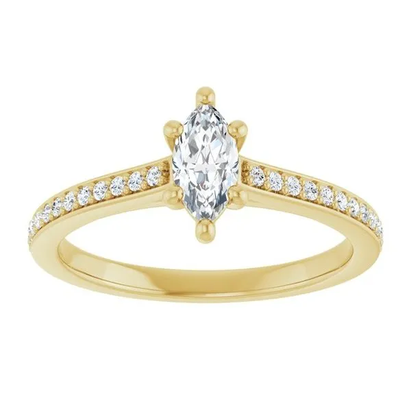 Claw-Prong Engagement Ring Image 3 Raleigh Diamond Fine Jewelry Raleigh, NC