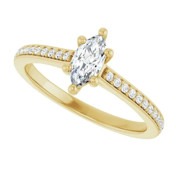 Claw-Prong Engagement Ring Image 5 Raleigh Diamond Fine Jewelry Raleigh, NC
