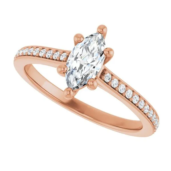 Claw-Prong Engagement Ring Image 5 JF Jones Jewelers Rochester, NY