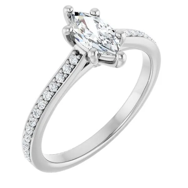 Claw-Prong Engagement Ring JF Jones Jewelers Rochester, NY