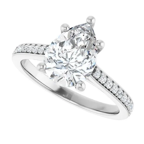 Claw-Prong Engagement Ring Image 5 JF Jones Jewelers Rochester, NY
