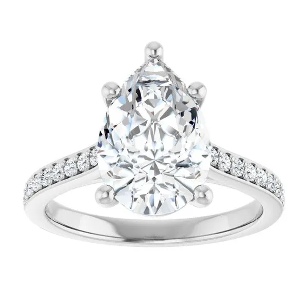 Claw-Prong Engagement Ring Image 3 Natale Jewelers Sewell, NJ