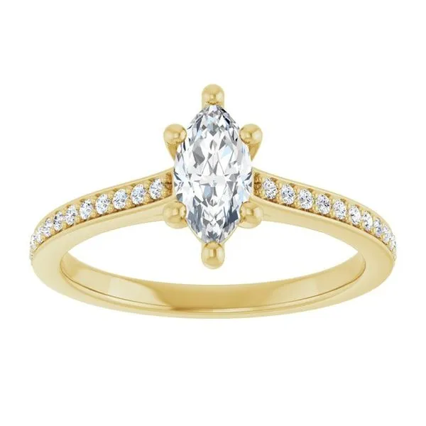 Claw-Prong Engagement Ring Image 3 Natale Jewelers Sewell, NJ