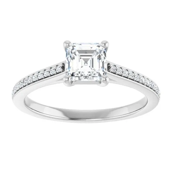 Claw-Prong Engagement Ring Image 3 Hudson Valley Goldsmith New Paltz, NY