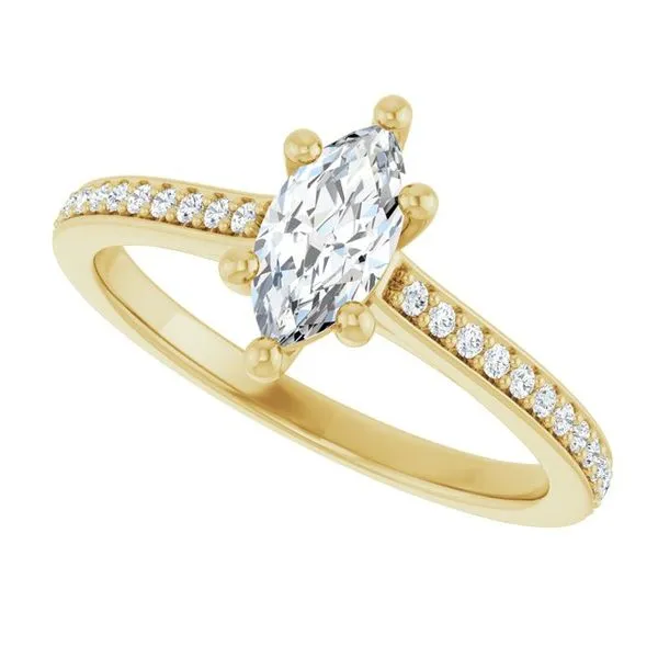 Claw-Prong Engagement Ring Image 5 Natale Jewelers Sewell, NJ