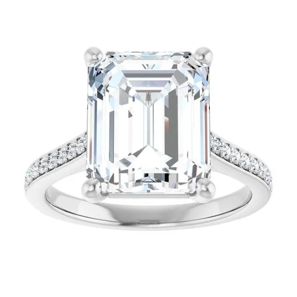 Claw-Prong Engagement Ring Image 3 Northwood Jewelers Northwood, OH