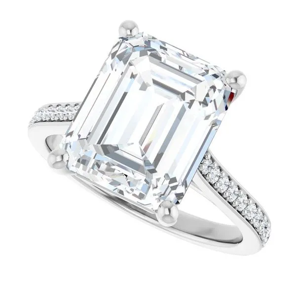 Claw-Prong Engagement Ring Image 5 JF Jones Jewelers Rochester, NY