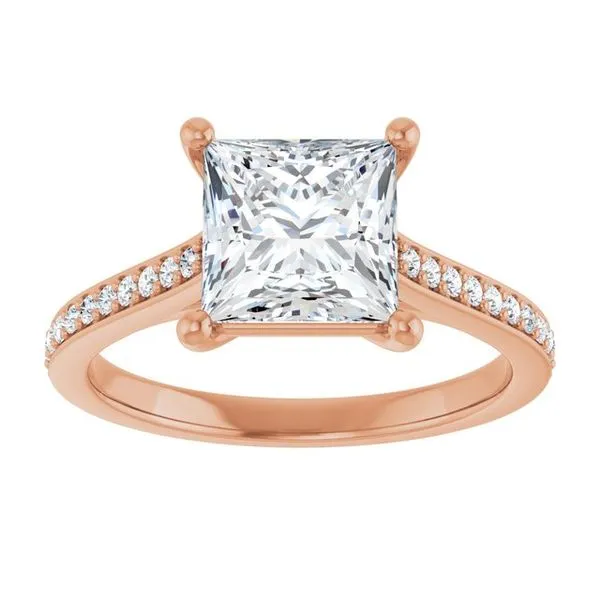 Claw-Prong Engagement Ring Image 3 JF Jones Jewelers Rochester, NY