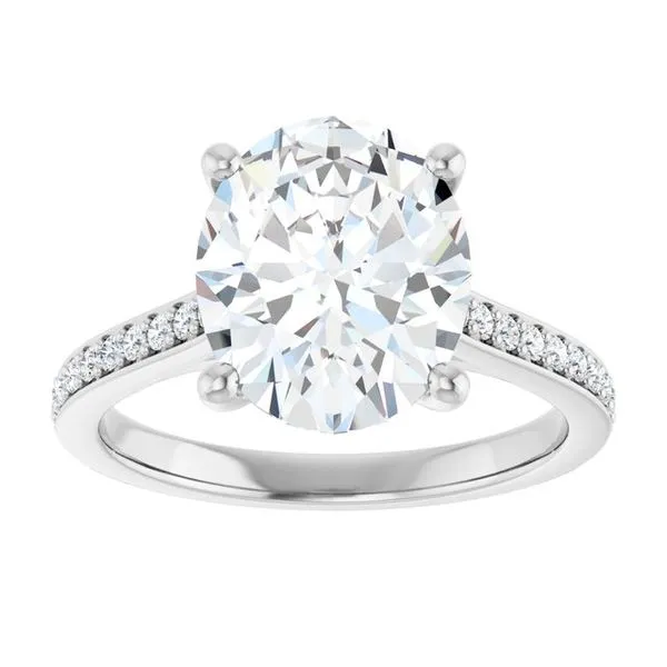 Claw-Prong Engagement Ring Image 3 Raleigh Diamond Fine Jewelry Raleigh, NC